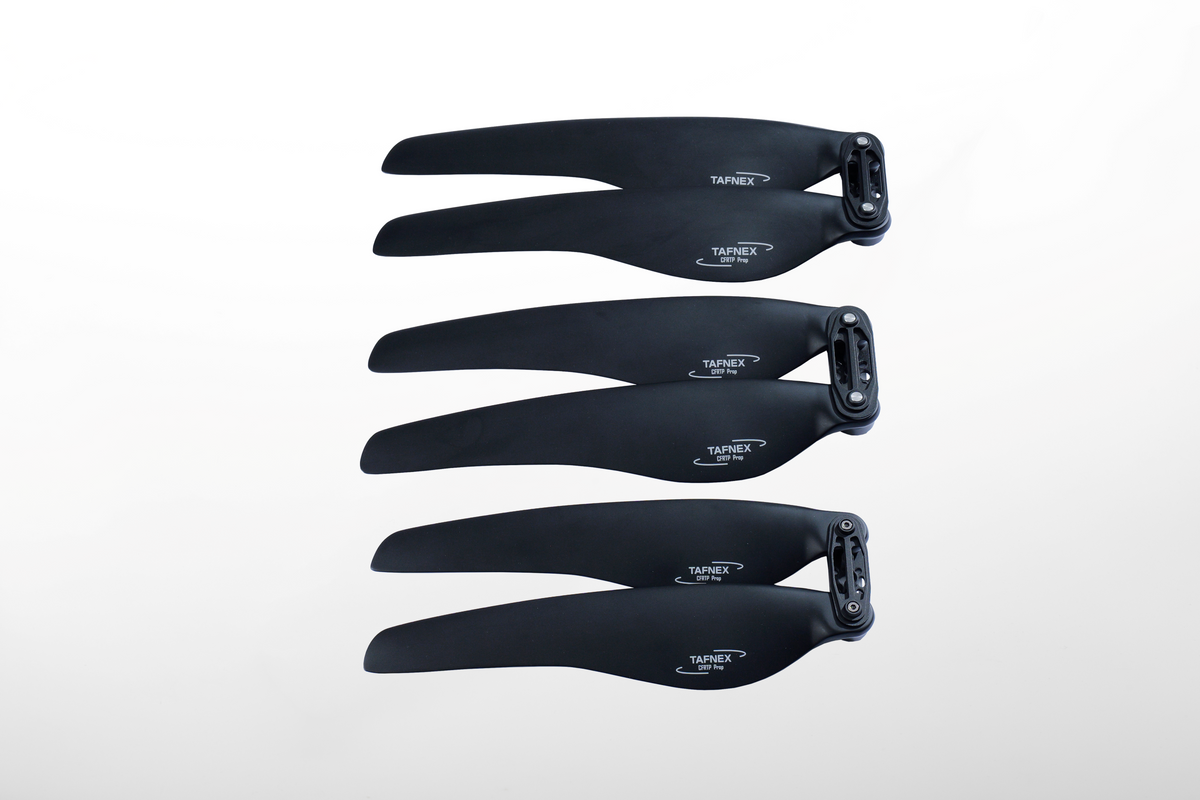 TAFNEX™ is a cutting-edge thermoplastic carbon fiber material that is both easily recyclable and lightweight. Drone Blade