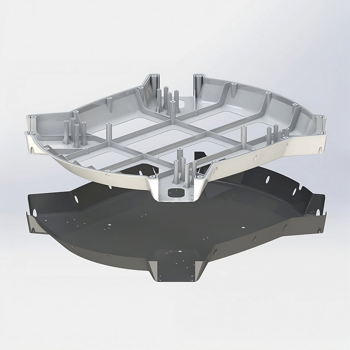 TAFNEX™ is a cutting-edge thermoplastic carbon fiber material that is both easily recyclable and lightweight. Drone frame