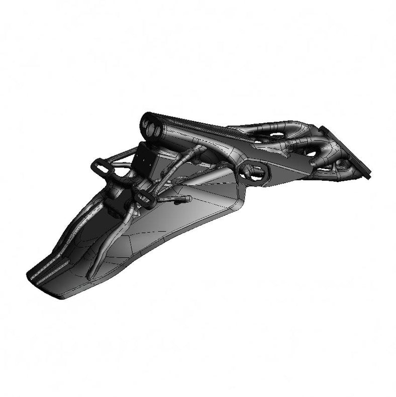 Motorcycle rear fender